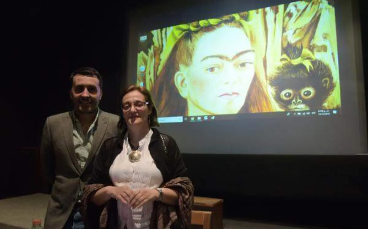 Alberto González, director del Museo Robert Brady y María Celia Fontana- Maritza Cuevas